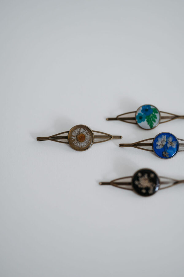 Custom Floral Hair Pin - Image 2