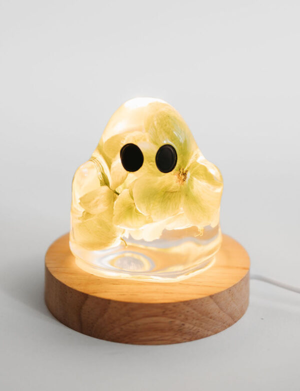 Floral Ghost Figurine (Lamp Base not included) - Image 5