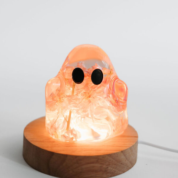 Floral Ghost Figurine (Lamp Base not included)